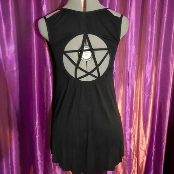 Lip Service Tops - Vintage Deadstock y2k Lip Service Pentagram Tank